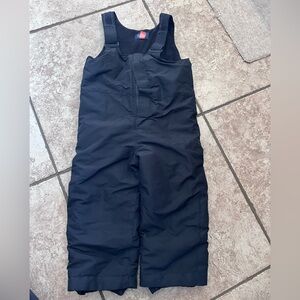 The Children's Place Black Insulated Kids Snow Overalls